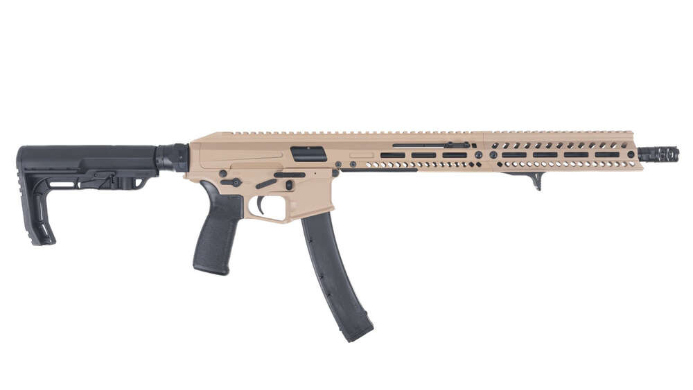 Rifles Long Guns Patriot Ordnance Factory Phoenix Rifle 9mm PHOENIX RIFLE 9MM FDE 16" 35RD •  • Model: Phoenix Rifle